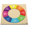 Relief puzzle discover colour and shape rainbow circle Rolf 2203444