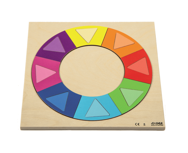 Relief puzzle discover colour and shape rainbow circle Rolf 2203444