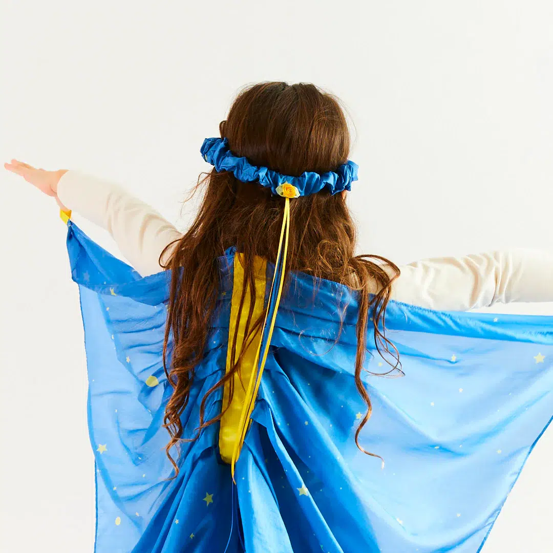 Sarah's Silks silk garland hairband in starry night