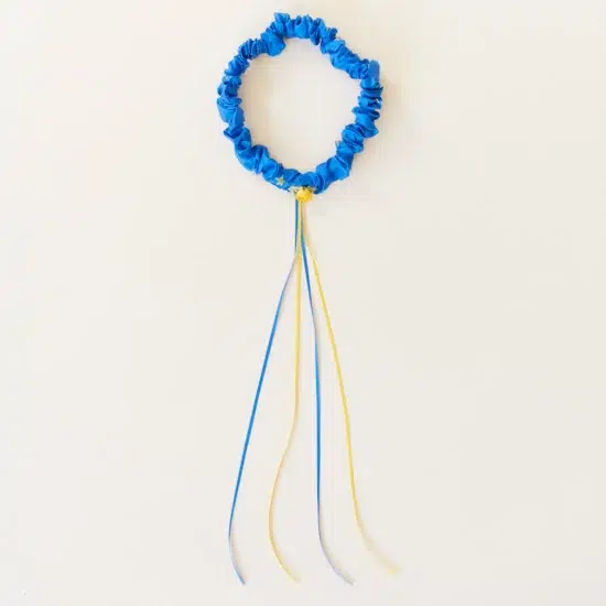 Sarah's Silks silk garland hairband in starry night