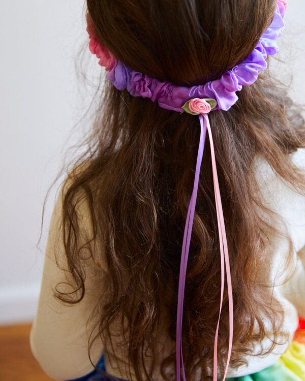 Sarah's Silks silk hairband garland blossom