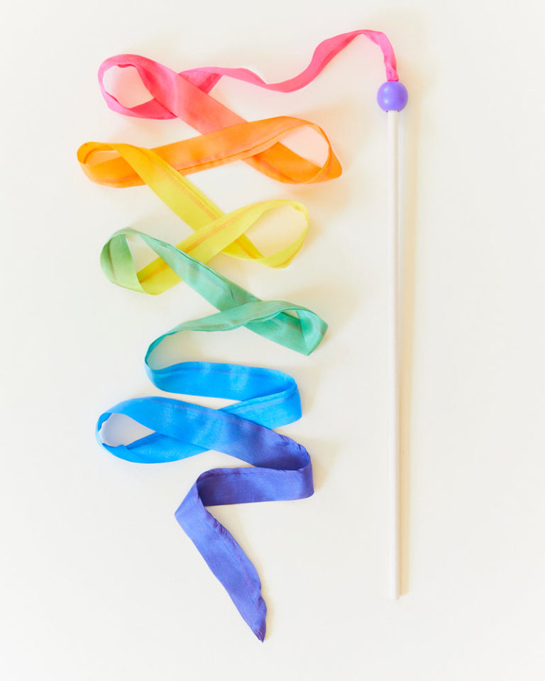 Silk rainbow streamer - Sarah's Silks - Teia Education & Play