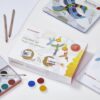 Drawing & painting set - hexagonal colouring pencils and opaque watercolour paint (German version) - Stockmar