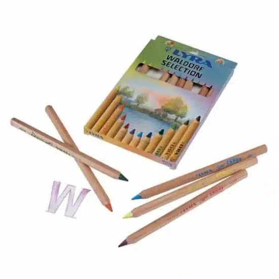 Super Ferby coloured pencils Waldorf assortment 12 colours - Lyra