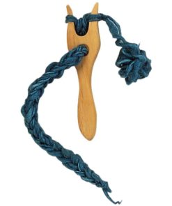 Wooden lucet (knitting) fork / Waldorf handicraft tools - Glückskäfer