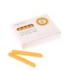 Amber coloured candles made form 100% beeswax / Waldorf celebrations ring accessory – Grimm's