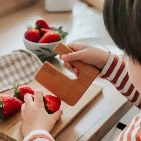 Montessori-style children's wooden knife - SKÅGFÄ