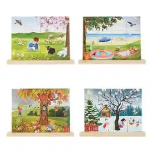 Four seasons vertical puzzle set - Rolf