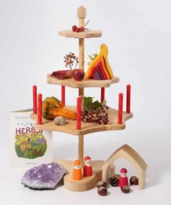 Seasonal festivity stand / Handmade wooden Waldorf celebrations support - Grimm's
