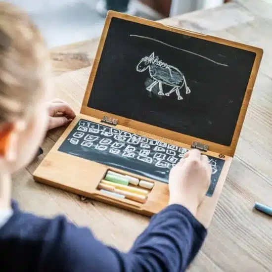 I-Wood children's chalkboard laptop - Donkey Products