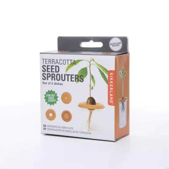 Kikkerland terracotta seed sprouters