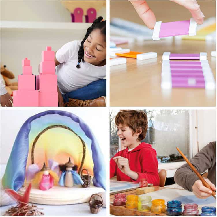 Montessori & Waldorf materials toys creative materials - Teia Education