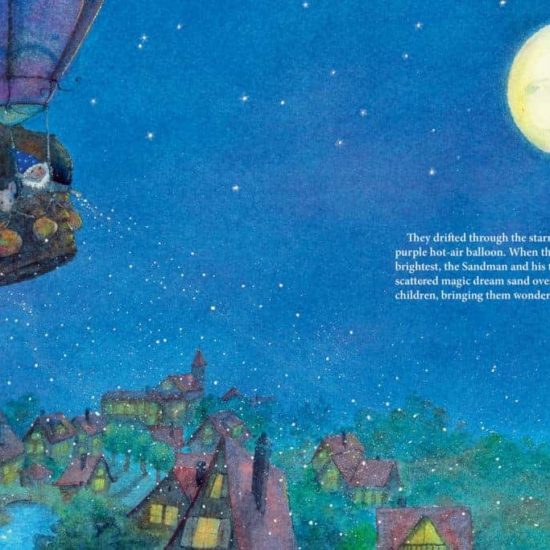 Goodnight sandman by Daniela Drescher bedtime story book