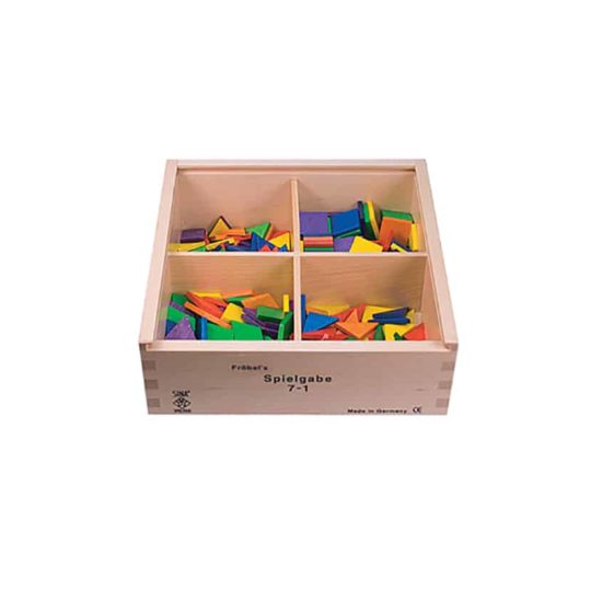 SINA Spielzeug original Gabe 7-1 from the Friedrich Froebel series of wooden playing gifts