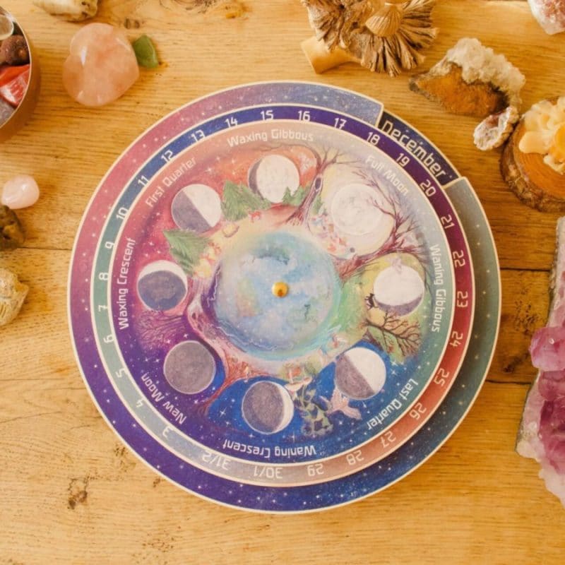 Perpetual Wooden Moon Calendar 6