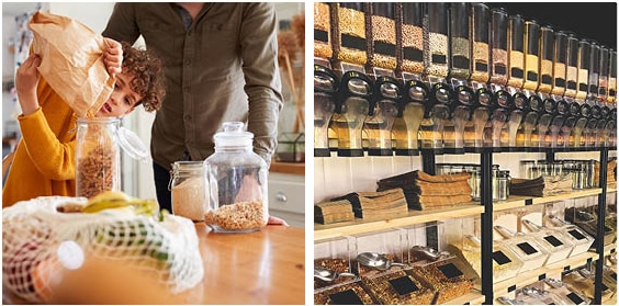 Visit a refill shop, packaging-free store or zero-waste cafe