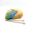 Filges children's Knitting Set with Organic Wool pastel colours