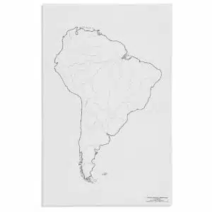 South America waterways Nienhuis Montessori geography