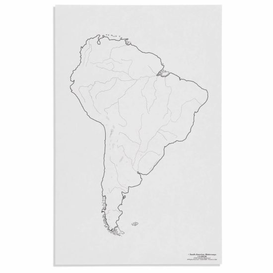 Südamerika: Seen und Flüsse (50) Nienhuis Montessori Geographie