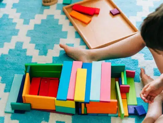 Ways to play with Glückskäfer wooden blocks