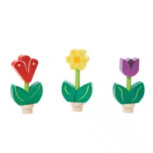 Birthday ring decorative figures flowers - Glückskäfer
