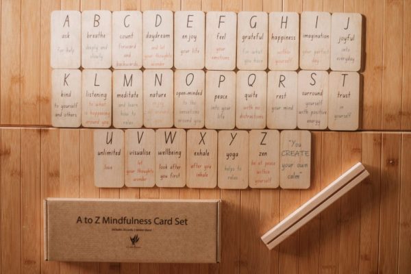 Wooden Mindfulness A to Z Cards - 5 Little Bears