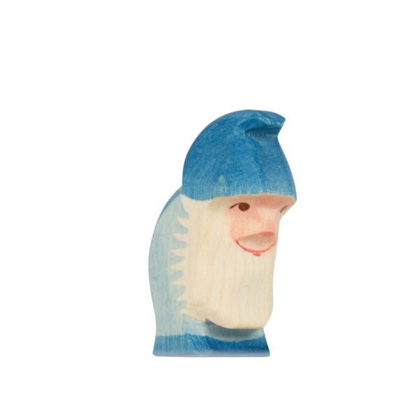 Ostheimer fairy tale worlds range figures Wooden toy dwarf blue