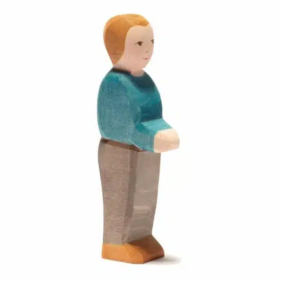 Ostheimer family farm figures Wooden toy father farmer