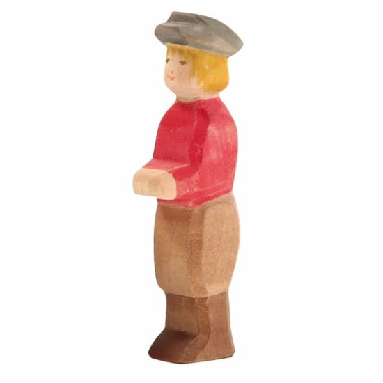 Ostheimer family farm figures Wooden toy father's son