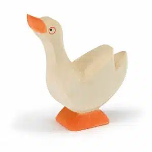 Wooden toy goose with head high Ostheimer family farm figures