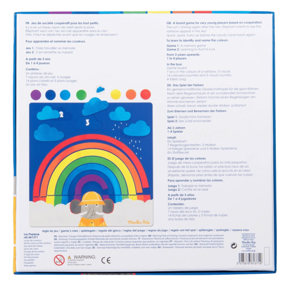 The rainbow colour game - Moulin Roty 1