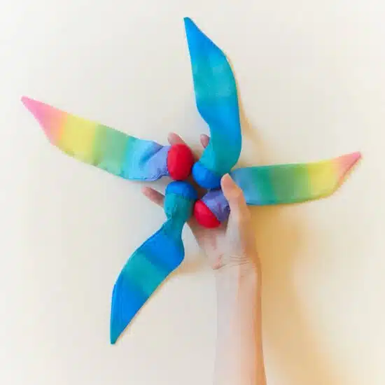Mini skytails ocean and rainbow Sarah's Silks
