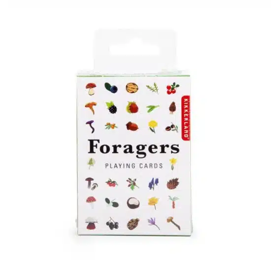 Kikkerland foragers playing cards botanical illustrations and plant facts
