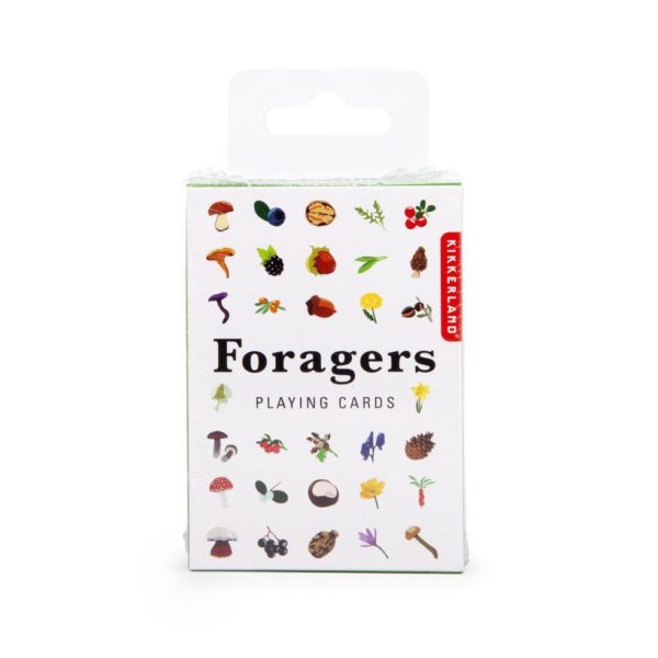 Kikkerland foragers playing cards botanical illustrations and plant facts