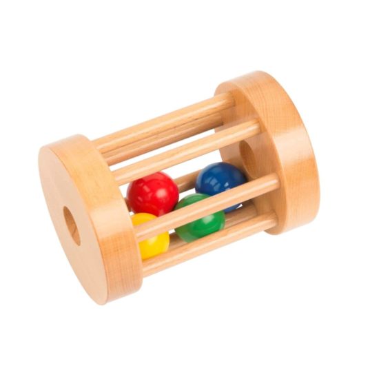 Rolle die Trommel Dauerhaftes Montessori inspiriertes pädagogisches Spielzeug für Kleinkinder Educo
