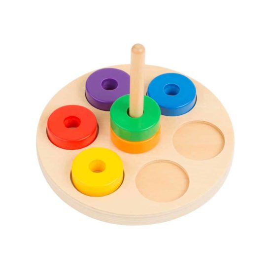Stack the ring durable Montessori inspired educational toddler toy Educo
