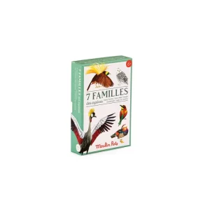 Happy animal families around the world quartet game Moulin Roty