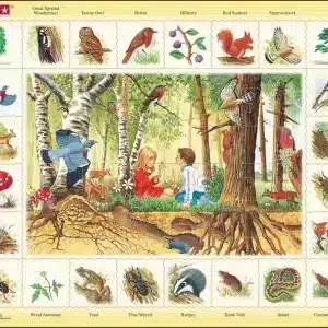 Maxi nature puzzle forest English Larsen