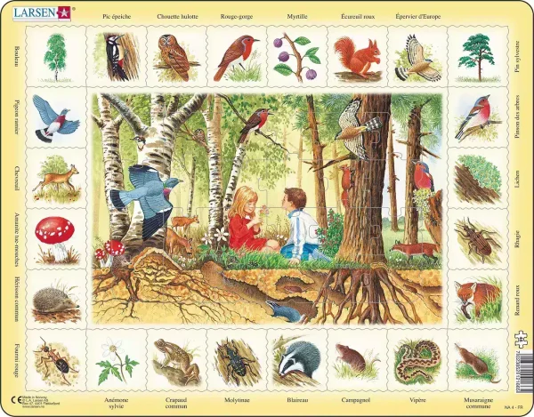 Maxi nature puzzle forest French Larsen