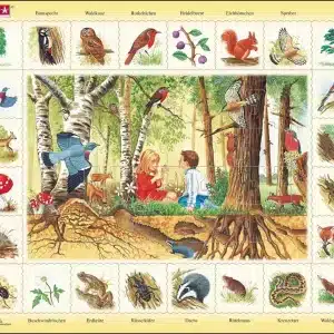 Maxi nature puzzle forest German Larsen