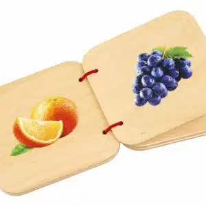 My first baby book fruit wood from Nienhuis Montessori 2023 Collection