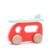 Wooden camper with surfboard Handmade sustainable wooden toy vehicle Bajo