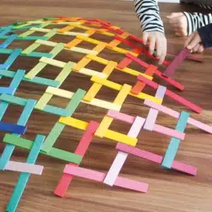 Grimm's wooden building sticks leonardo