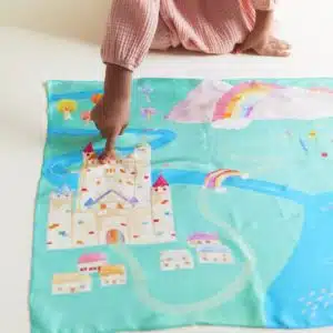 Mini playsilk rainbowland playmap - Sarah's Silks