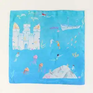 Mini playsilk under the sea playmap - Sarah's Silks
