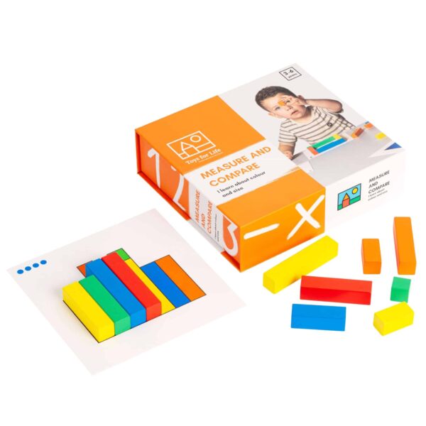 educational game measure and compare Toys for Life learn about sizes colour