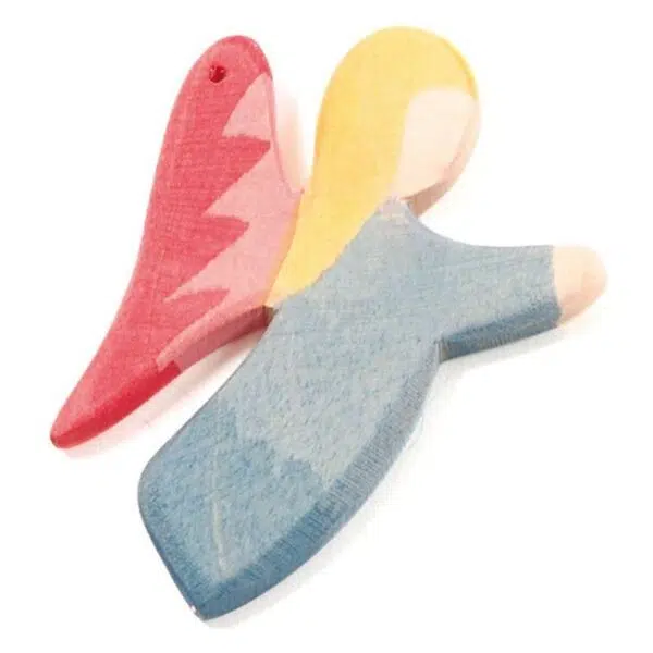 Ostheimer Christmas range figures Wooden toy Blue angel
