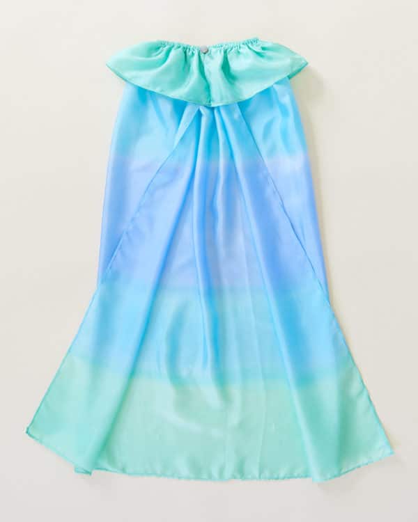 Waldorf inspired natural silk cape sea Sarah's