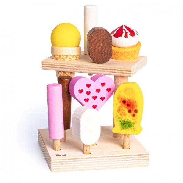 Wooden ice cream stand summer fresh Erzi