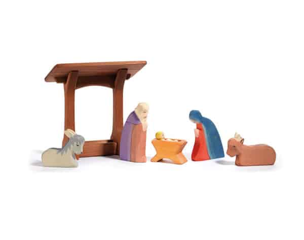 Ostheimer Christmas Figures range figures Wooden toy holy family nativity set